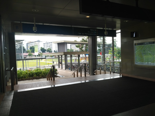 Mattar MRT Station Exit B road level